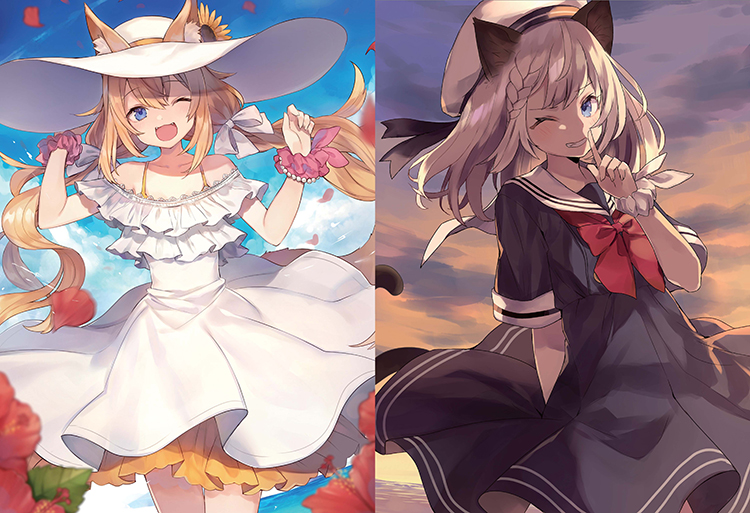 漫画毛茸茸二次元拟人绘画教程